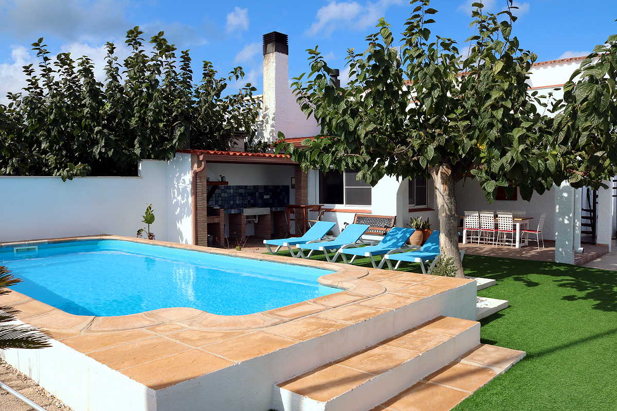 Urlaub inmitten des Naturparks Ebro-Delta in Riomar in Katalonien an der Costa Dorada. Schönes Ferienhaus für 8 Personen im Angebot von RIOMAR.NET